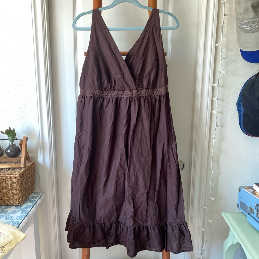 Chocolate brown dress